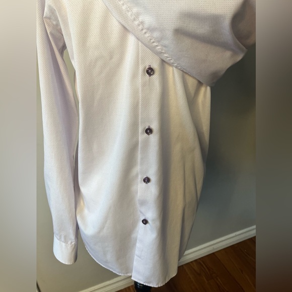 BLU by Polifoni Wash and Wear Men’s Shirt w/ Specs of Beautiful Colors - Picture 3 of 7